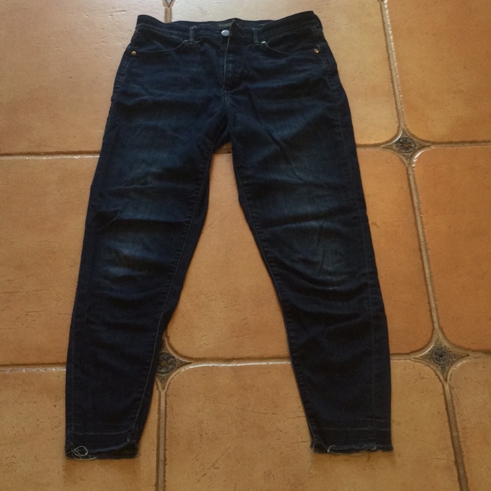 Banana Republic Dark Blue Jeans 27 High Rise Legging Style